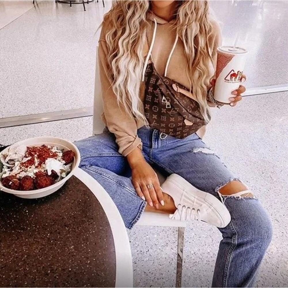 Louis Vuitton Bum Bag Brown Canvas EXCELLENT Condition MI0210